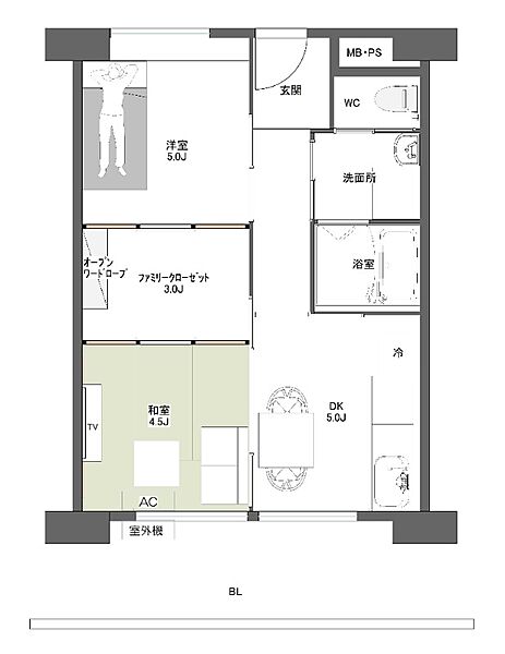 同じ建物の物件間取り写真 - ID:226064519185