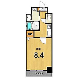 MAYFAIR OIKE PREMIUM（メイフェアオイケプレミアム） 6階1Kの間取り