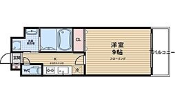 ラフィーネ西沢 1階1Kの間取り