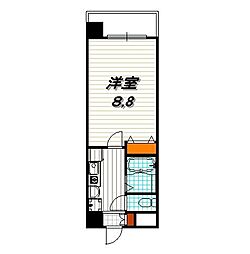 KDXレジデンス西大路 8階1Kの間取り