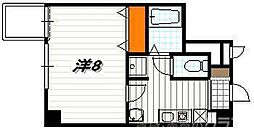 Belle Forme平安（ベルフォーム平安） 5階1Kの間取り