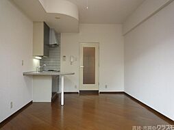 エイブル創久五条大宮 2階ワンルームのリビング/ダイニング