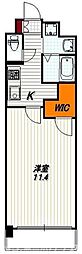 エスリード西小路御池 6階1Kの間取り