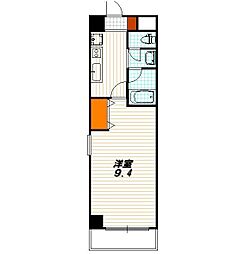ドリーミーＭ 3階1Kの間取り