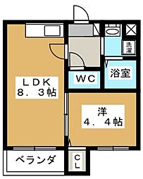 間取図画像 1LDK
