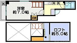 間取図画像 1K