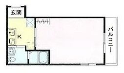 サンクトスコート五条室町 1Kの間取図画像