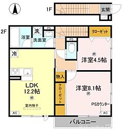 アルデフルール西向日駅前 2階