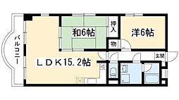 グレースとーべえ 2LDKの間取図画像