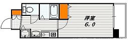 プレサンス京都烏丸NEXT 1Kの間取図画像