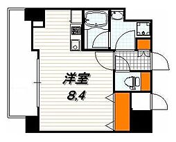 ALTA京都堀川ウインドア ワンルームの間取図画像