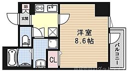 DC.Garden京都西 1Kの間取図画像
