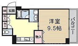 グランレブリー室町六角 1Kの間取図画像