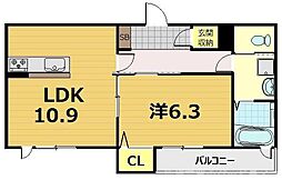 シャーメゾン京都稲荷 1階/107