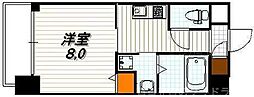ジョイシティ二条城前 1Kの間取図画像