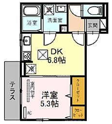 ブリランタ壬生 1階/?棟101