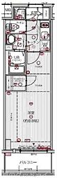 ESPLACEKYOTORAKUNAN 1Kの間取図画像