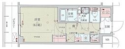 ベラジオレガシー葛野大路八条 1Kの間取図画像