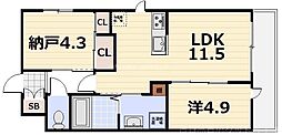 attrice円町(アトリーチェ円町) 4階/403