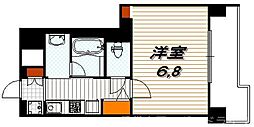 アスヴェル京都堀川高辻 1Kの間取図画像