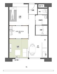 山科市営住宅3棟 1階