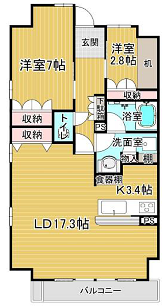 間取り：326000265964