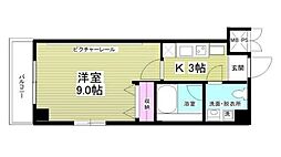 ＳＰＥＲＡＮＺＡ 7階1Kの間取り