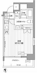 Ti-KAWASAKI ワンルームの間取図画像