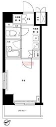 ルーブル東蒲田 1Kの間取図画像
