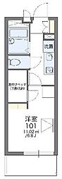 レオパレスアネックススペリオ 1Kの間取図画像
