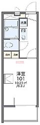 レオパレス雅 1Kの間取図画像