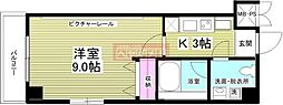スペランザ 1Kの間取図画像