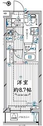 大田区蒲田1丁目マンション 1Kの間取図画像