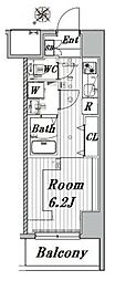 MAKESDESIGN川崎 1Kの間取図画像