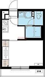 リブリKARMEN 1Kの間取図画像