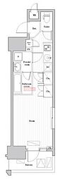 ARKMARK大森町ASYLCOURT 1Kの間取図画像