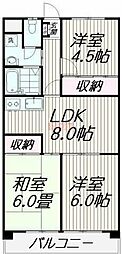 マンションメゾン富士見台 3LDKの間取図画像