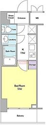 Dormouse和 1Kの間取図画像