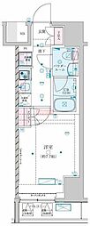 ジェノヴィア川崎7 1Kの間取図画像