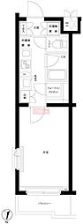 ルーブル西蒲田参番館 1Kの間取図画像