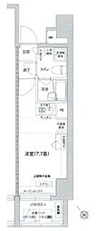アイル川崎ステーションプラザIsle ワンルームの間取図画像