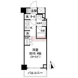 PARKLUXE蒲田一丁目 1Kの間取図画像