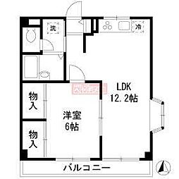 グレースガーデン2 1LDKの間取図画像