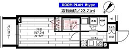 グランドコンシェルジュ蒲田 1Kの間取図画像