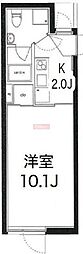 S-FORT上池台 1Kの間取図画像