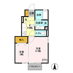物件の間取り