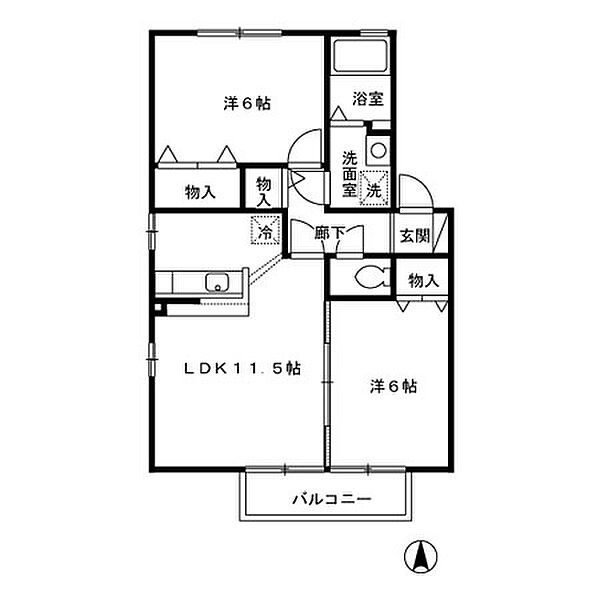 同じ建物の物件間取り写真 - ID:209005487304