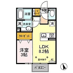 間取図画像 1LDK