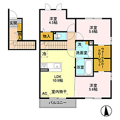物件の間取り