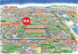 徳島県徳島市丈六町新居田